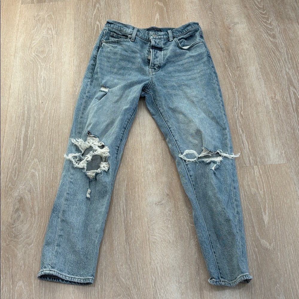 High Rise Mom Jean: Lucky Brand